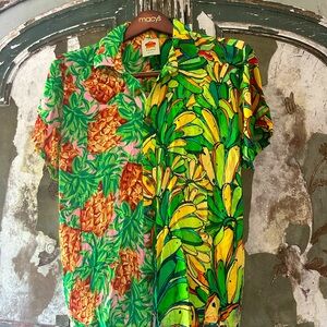 Farm Rio Frutas Button down size Medium EUC